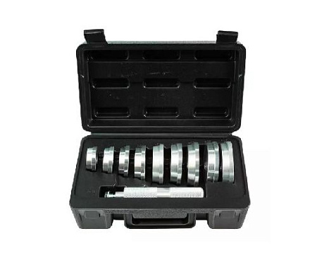 Набор оправок для запресовки сальников, подшипников, салентблоков 10 предм. SpecX A01628 Набор оправок для запресовки сальников, подшипников, салентблоков 10 предм. SpecX A01628