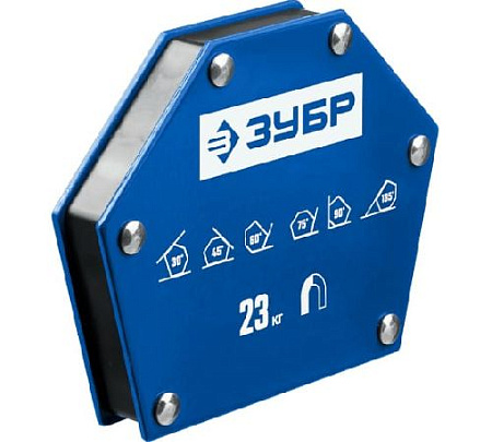 Угольник магнитный для сварочных работ ЗУБР УМ-6 до 23 кг Угольник магнитный для сварочных работ ЗУБР УМ-6 до 23 кг