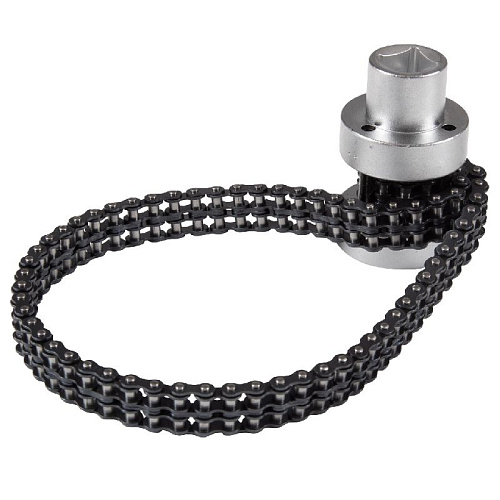 Съемник масляных фильтров цепной 60-115 мм под вороток 1/2" AFFIX Съемник масляных фильтров цепной 60-115 мм под вороток 1/2" AFFIX