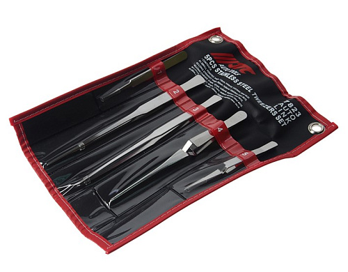 Набор пинцетов 5 шт JTC-7823 Набор пинцетов 5 шт JTC-7823