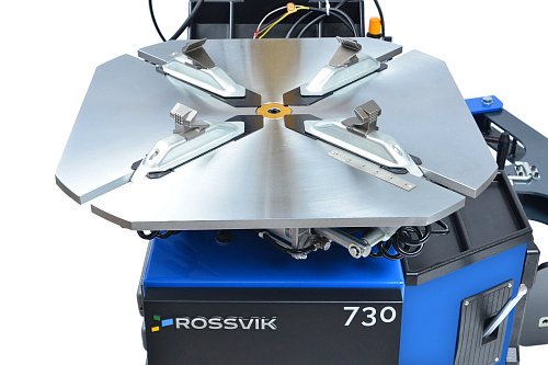 Станок шиномонтажный автоматический 17-30", 380В, взрывная накачка, синий ROSSVIK V-730 Станок шиномонтажный автоматический 17-30", 380В, взрывная накачка, синий ROSSVIK V-730