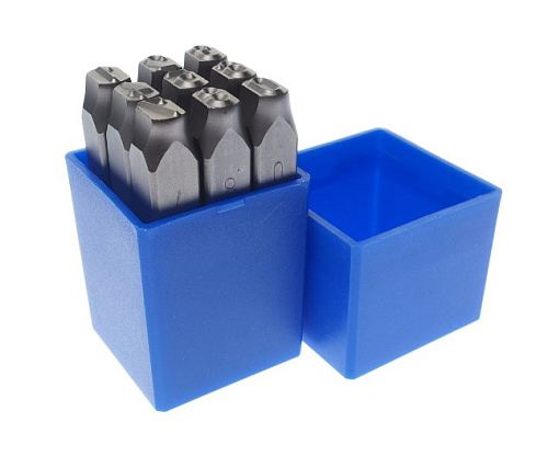 Клейма цифровые № 3 (HRC 60+-2° DIN 1451) JTC Клейма цифровые № 3 (HRC 60+-2° DIN 1451) JTC