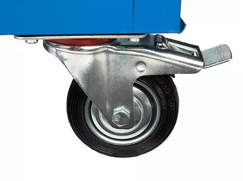 Тележка инструментальная 7 полок, синяя RUNTEC ECO Тележка инструментальная 7 полок, синяя RUNTEC ECO