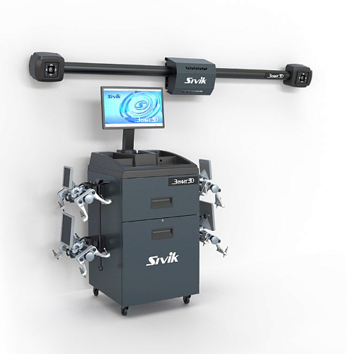 Стенд регулировки углов установки колес Зенит-3D SIVIK С2КС (ямный с кабинетом, крепление на стену) Стенд регулировки углов установки колес Зенит-3D SIVIK С2КС (ямный с кабинетом, крепление на стену)