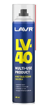 Смазка многоцелевая проникающая 400 мл LAVR LV-40 Смазка многоцелевая проникающая 400 мл LAVR LV-40