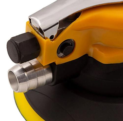 Шлифмашина эксцентриковая пневматическая 10000 об/мин, 150 мм Denzel EPG150 Шлифмашина эксцентриковая пневматическая 10000 об/мин, 150 мм Denzel EPG150