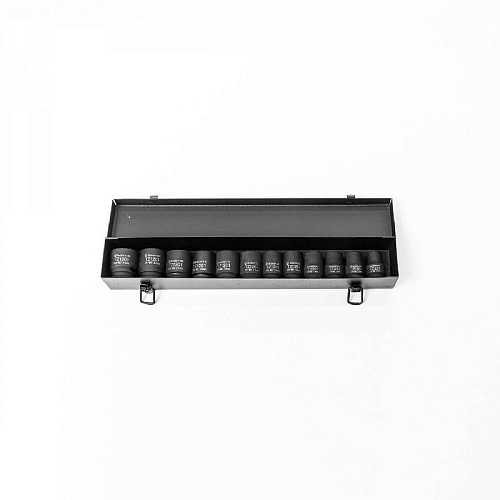 Набор головок торцевых ударных 10-24 мм (1/2") 6 гр, 10 предм, мет.кейс ROSSVIK Набор головок торцевых ударных 10-24 мм (1/2") 6 гр, 10 предм, мет.кейс ROSSVIK