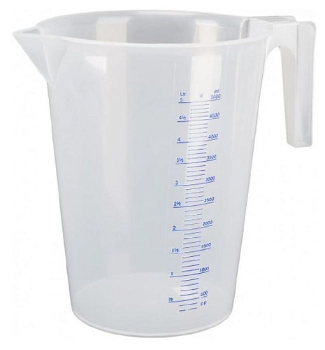 Емкость мерная из полиметных материалов с разметкой 5000 мл Pressol Емкость мерная из полиметных материалов с разметкой 5000 мл Pressol