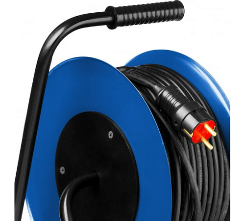 Удлинитель на катушке КГ 30 м, 4 гнезда, 3*1,5 кв.мм, 3700 Вт, IP44 ЗУБР Профессионал КГ-315 Удлинитель на катушке КГ 30 м, 4 гнезда, 3*1,5 кв.мм, 3700 Вт, IP44 ЗУБР Профессионал КГ-315