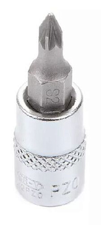 Головка торцевая со вставкой 1/4" PZ0, 37 мм Licota Головка торцевая со вставкой 1/4" PZ0, 37 мм Licota