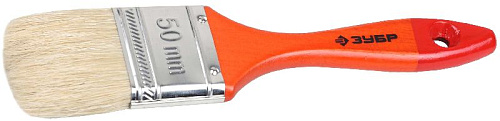 Кисть плоская 50 мм (2") натуральная щетина, деревянная ручка Кисть плоская 50 мм (2") натуральная щетина, деревянная ручка