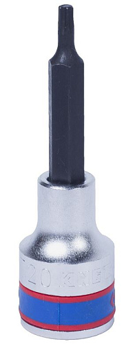 Головка торцевая со вставкой Torx 1/2" T20, 80 мм KING TONY 403320 Головка торцевая со вставкой Torx 1/2" T20, 80 мм KING TONY 403320