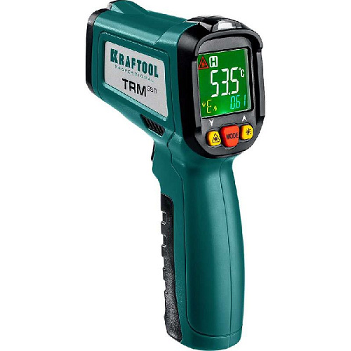 Пирометр инфракрасный (-50°С до +550°С) TRM-550 KRAFTOOL Пирометр инфракрасный (-50°С до +550°С) TRM-550 KRAFTOOL