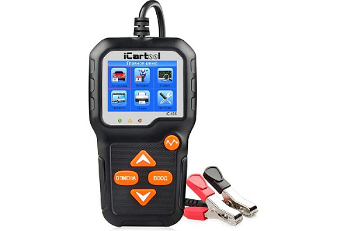 Тестер АКБ автомобилей и мототехники 6/12 В iCarTool IC-105 Тестер АКБ автомобилей и мототехники 6/12 В iCarTool IC-105
