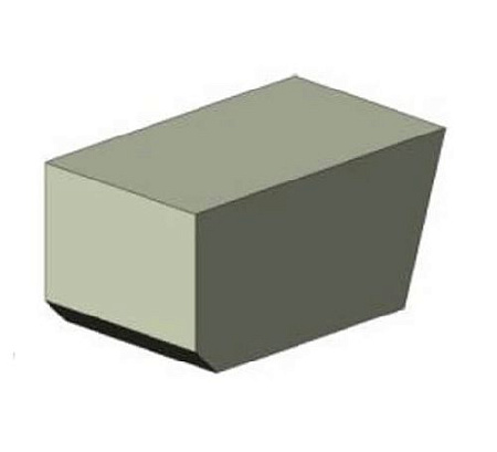 Пластина твердосплавная напайная 13031 Т15К6 Кировоградский завод (КЗТС) Пластина твердосплавная напайная 13031 Т15К6 Кировоградский завод (КЗТС)