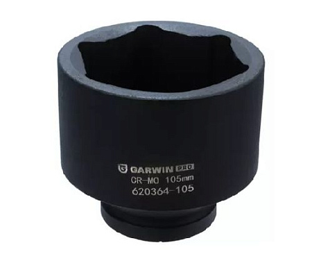 Головка торцевая ударная 1 1/2" 105 мм, 6 гр. GARWIN PRO Головка торцевая ударная 1 1/2" 105 мм, 6 гр. GARWIN PRO