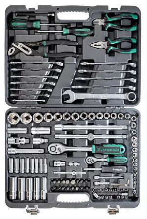 Набор инструмента 115 предм (1/4", 1/2") GARWIN Набор инструмента 115 предм (1/4", 1/2") GARWIN