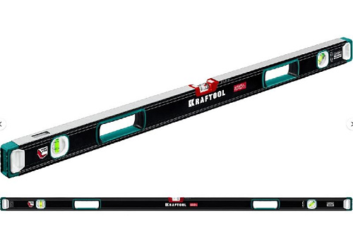 Уровень 2000 мм, точность 0.3 мм/м, с инновационным зеркальным глазком KRAFTOOL A-RATE CONTROL Уровень 2000 мм, точность 0.3 мм/м, с инновационным зеркальным глазком KRAFTOOL A-RATE CONTROL