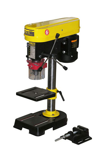 Станок сверлильный 350 Вт, 13 мм, 5 скор, 580-2650 об/мин, с тисками Энкор КОРВЕТ-45 Станок сверлильный 350 Вт, 13 мм, 5 скор, 580-2650 об/мин, с тисками Энкор КОРВЕТ-45