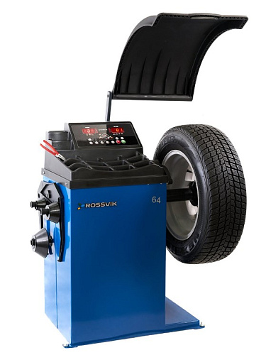 Станок балансировочный эл. линейка, LASER, LED, синий ROSSVIK VT-64 Станок балансировочный эл. линейка, LASER, LED, синий ROSSVIK VT-64