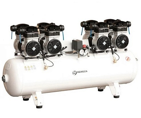 Компрессор безмасляный 150 л, 5,6 кВт, 1000 л/мин, 8 бар, 380 В, малошумный Remeza СБ4/С-150.OLD20x4 Компрессор безмасляный 150 л, 5,6 кВт, 1000 л/мин, 8 бар, 380 В, малошумный Remeza СБ4/С-150.OLD20x4
