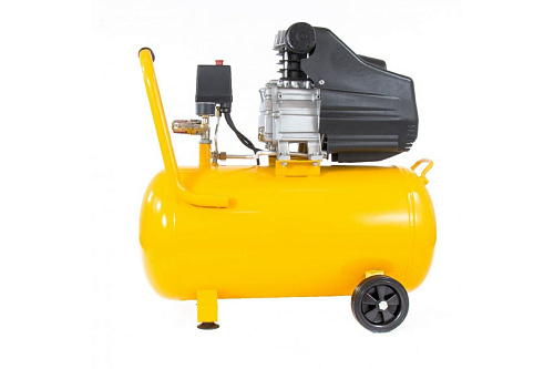 Компрессор масляный прямой привод 50 л, 1,5 кВт, 206 л/мин, 8 бар, 220 В Denzel Компрессор масляный прямой привод 50 л, 1,5 кВт, 206 л/мин, 8 бар, 220 В Denzel