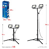 Прожекторы светодиодные на штативе ЗУБР ПСК 50х2, 2 х 50 Вт, 6500 К, IP 65, 1.6 м Прожекторы светодиодные на штативе ЗУБР ПСК 50х2, 2 х 50 Вт, 6500 К, IP 65, 1.6 м