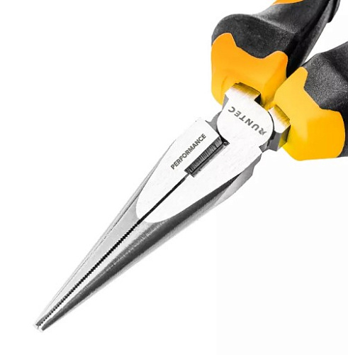 Длинногубцы 200 мм прямые RUNTEC RT-PLR02200 Длинногубцы 200 мм прямые RUNTEC RT-PLR02200