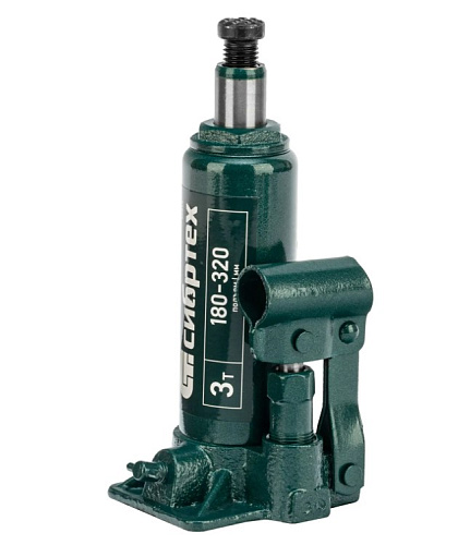 Домкрат бутылочный 3 т 180-320 мм в пластиковом кейсе Сибртех Домкрат бутылочный 3 т 180-320 мм в пластиковом кейсе Сибртех