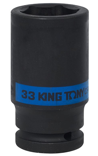 Головка торцевая ударная глубокая 3/4" 33 мм, 6 гр. KING TONY Головка торцевая ударная глубокая 3/4" 33 мм, 6 гр. KING TONY