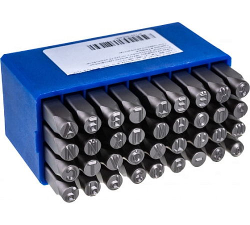 Клейма буквенные 5 мм (кириллица) HRC 60+-2° DIN 1451 JTC Клейма буквенные 5 мм (кириллица) HRC 60+-2° DIN 1451 JTC