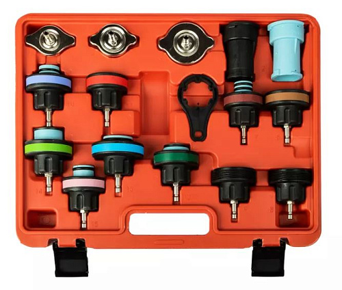 Набор для тестирования герметичности системы охлаждения (в кейсе) 19 предм SpecX Набор для тестирования герметичности системы охлаждения (в кейсе) 19 предм SpecX