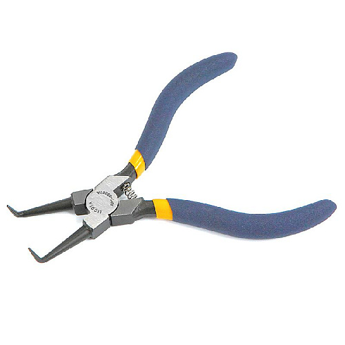 Съемник стопорных колец 125 мм сжим, "японский тип", загнутый Licota Съемник стопорных колец 125 мм сжим, "японский тип", загнутый Licota