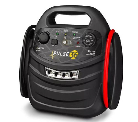 Пусковое устройство аккумуляторное 2400/1200 A, 12/24 В, Pulse 36, RUNTEC