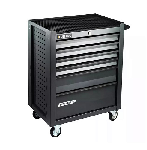 Тележка инструментальная 6 полок, серая RUNTEC Standart Тележка инструментальная 6 полок, серая RUNTEC Standart