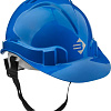 Каска защитная синяя с амортизационной вставкой и храповым механизмом регулировки размера ЗУБР Каска защитная синяя с амортизационной вставкой и храповым механизмом регулировки размера ЗУБР