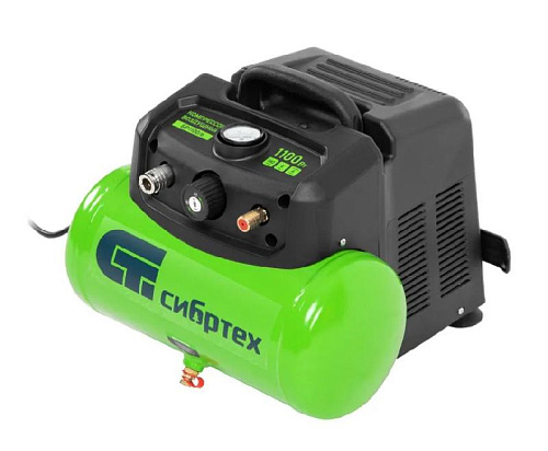 Компрессор безмасляный 6 л, 1,1 кВт, 180 л/мин, 8 бар, 230 В Сибртех BL 1100/6 Компрессор безмасляный 6 л, 1,1 кВт, 180 л/мин, 8 бар, 230 В Сибртех BL 1100/6