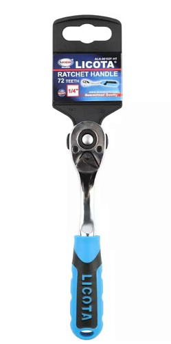 Трещотка 1/4" 144 мм, z=72 CrV Licota Трещотка 1/4" 144 мм, z=72 CrV Licota