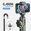 Видеоэндоскоп под смартфон управляемый зонд гибкий 1 м, 6,4 мм, 180° DDCAMERA 1080P Видеоэндоскоп под смартфон управляемый зонд гибкий 1 м, 6,4 мм, 180° DDCAMERA 1080P