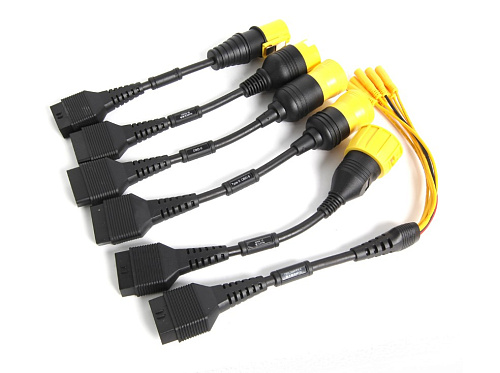 Комплект кабелей грузовой и ПО для сканеров X431 с адаптерами Smartlink и Smart box Launch Комплект кабелей грузовой и ПО для сканеров X431 с адаптерами Smartlink и Smart box Launch