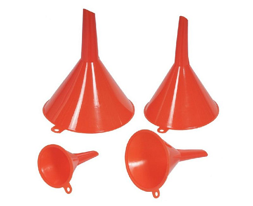 Набор воронок пластмассовых 4 шт (50, 75, 95, 115 мм) Набор воронок пластмассовых 4 шт (50, 75, 95, 115 мм)