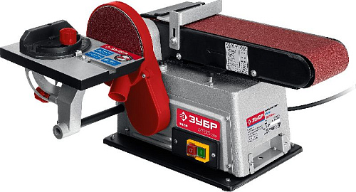 Станок шлифовальный лента 100x914 мм, диск 150 мм, 2950 об/мин, 500 Вт ЗУБР Станок шлифовальный лента 100x914 мм, диск 150 мм, 2950 об/мин, 500 Вт ЗУБР
