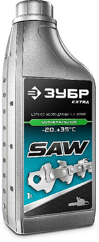 Масло для цепей бензопил 1 л минеральное ЗУБР EXTRA Масло для цепей бензопил 1 л минеральное ЗУБР EXTRA