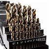 Набор сверл по металлу 1-13 мм (25 шт.) HSS-Co5 RUNTEC Набор сверл по металлу 1-13 мм (25 шт.) HSS-Co5 RUNTEC