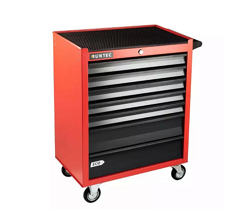 Тележка инструментальная 7 полок, красная RUNTEC ECO Тележка инструментальная 7 полок, красная RUNTEC ECO
