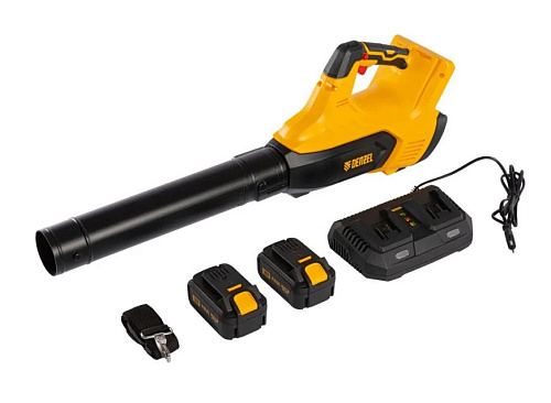 Воздуходувное устройство аккумуляторное 36 В, 180 км/ч, 820 м3/ч Denzel RB180-36 Воздуходувное устройство аккумуляторное 36 В, 180 км/ч, 820 м3/ч Denzel RB180-36