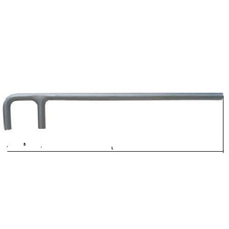 Ключ вентильный для задвижек F-образный 93*850 мм GARWIN Ключ вентильный для задвижек F-образный 93*850 мм GARWIN