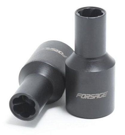 Головка-экстрактор для поврежденных болтов и гаек 12 мм 1/2" Forsage F-90612 Головка-экстрактор для поврежденных болтов и гаек 12 мм 1/2" Forsage F-90612