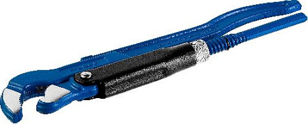 Ключ трубный рычажный КТР-2 (1 1/2") до 48 мм, длина 440 мм изогнутые губки тип S ЗУБР Тип "У" Ключ трубный рычажный КТР-2 (1 1/2") до 48 мм, длина 440 мм изогнутые губки тип S ЗУБР Тип "У"