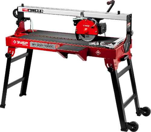 Плиткорез электрический 200 мм, 1000 Вт, длина реза 920 мм ЗУБР Плиткорез электрический 200 мм, 1000 Вт, длина реза 920 мм ЗУБР